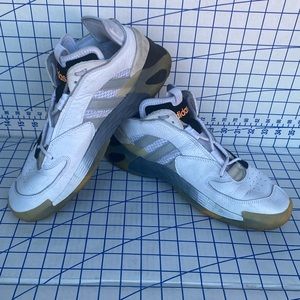 adidas Streetball Basketball Shoes 12 White/Black/Orange EE4960